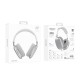 Бездротові Bluetooth навушники BOROFONE BO22 Plus Elegant BT headphones BT 5.4 Silver